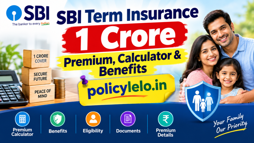 SBI Term Insurance 1 Crore: Premium, Calculator & Benefits
